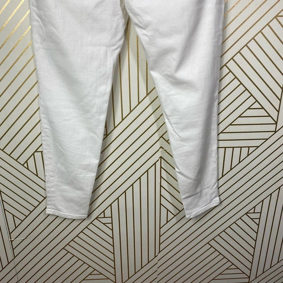Madewell 9" High-Rise Skinny Jeans Pure White‎ - Picture 7 of 12